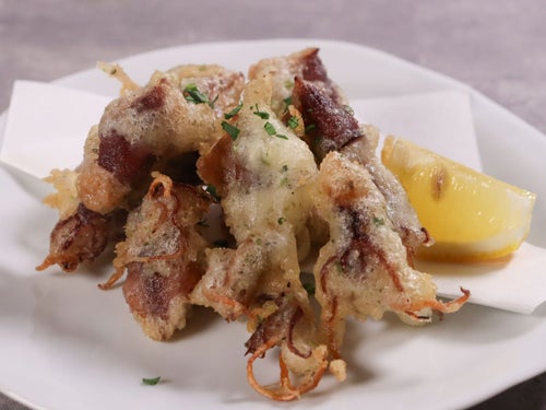 スモークホタルイカのフリット